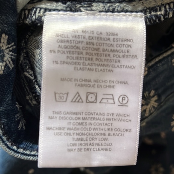 Pilcro High Rise Bootcut Embroidered Denim Jeans - Picture 4 of 4